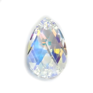 Swarovski Elements, Pear 6106, Cristal AB, 22mm