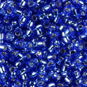 Margele TOHO rotunde 15/0 : Silver-Lined Sapphire 20 g