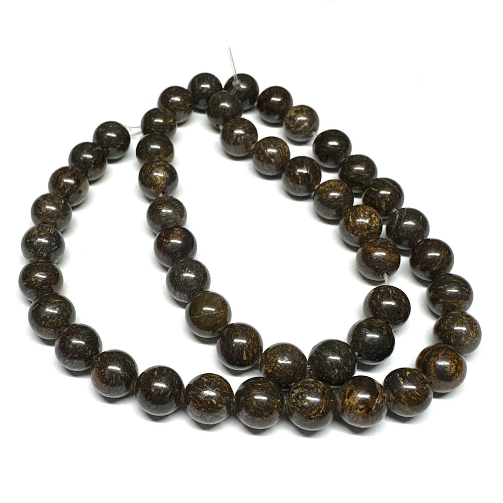 Bronzite sferic, 8.3mm-sir 47 buc 1 buc