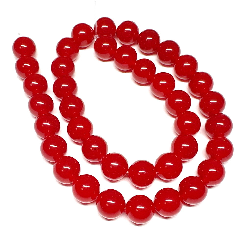 Agat rosu, 10mm-sir 38 buc 1 buc