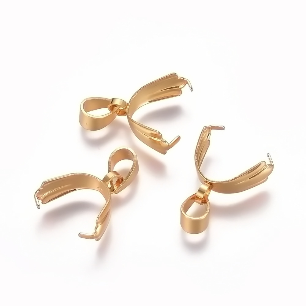 Agatatoare pandantiv otel inoxidabil 304 auriu, 19mm 1 buc