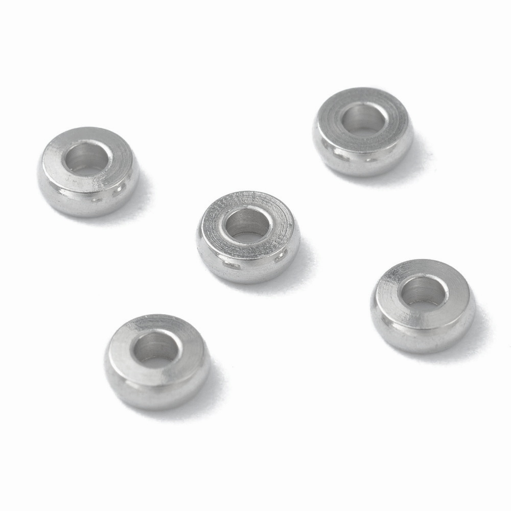 Margele/distantiere otel inoxidabil 202, 4x1.5mm 1 buc