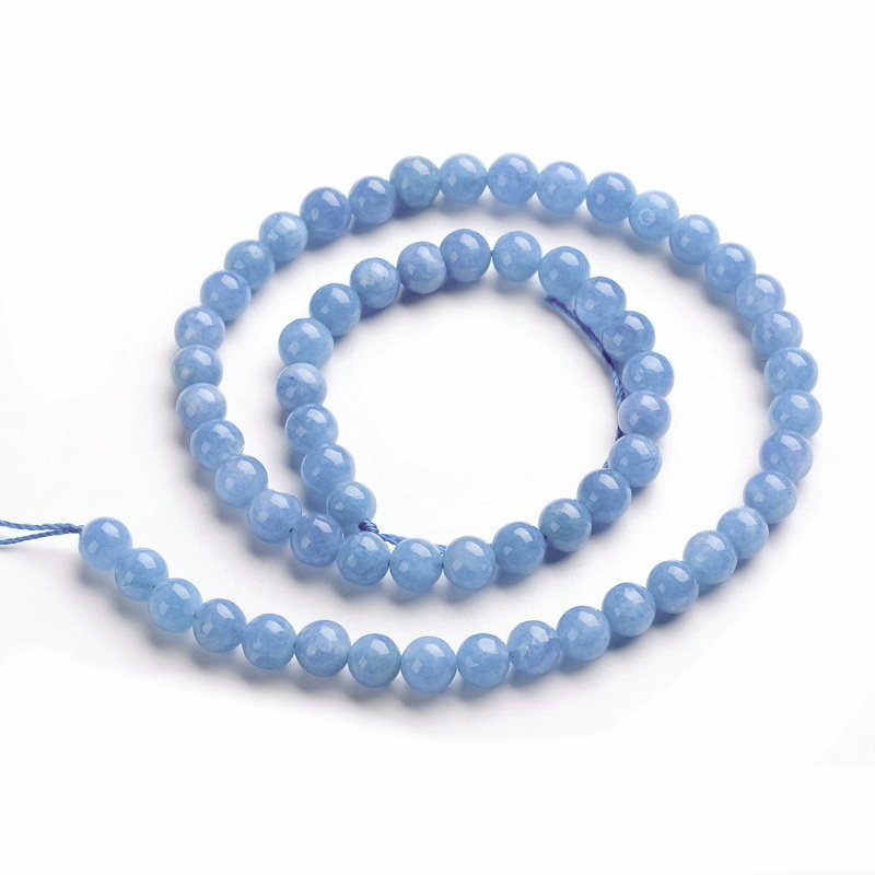 Aquamarine sferic, 6mm-sir 63 buc 1 buc