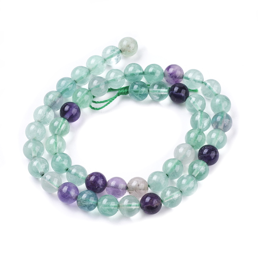 Fluorit sferic 4mm-sir 80 buc 1 buc