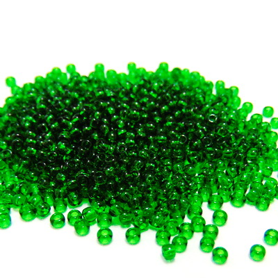 Margele TOHO rotunde, 11/0 : Transparent Grass Green 20 g