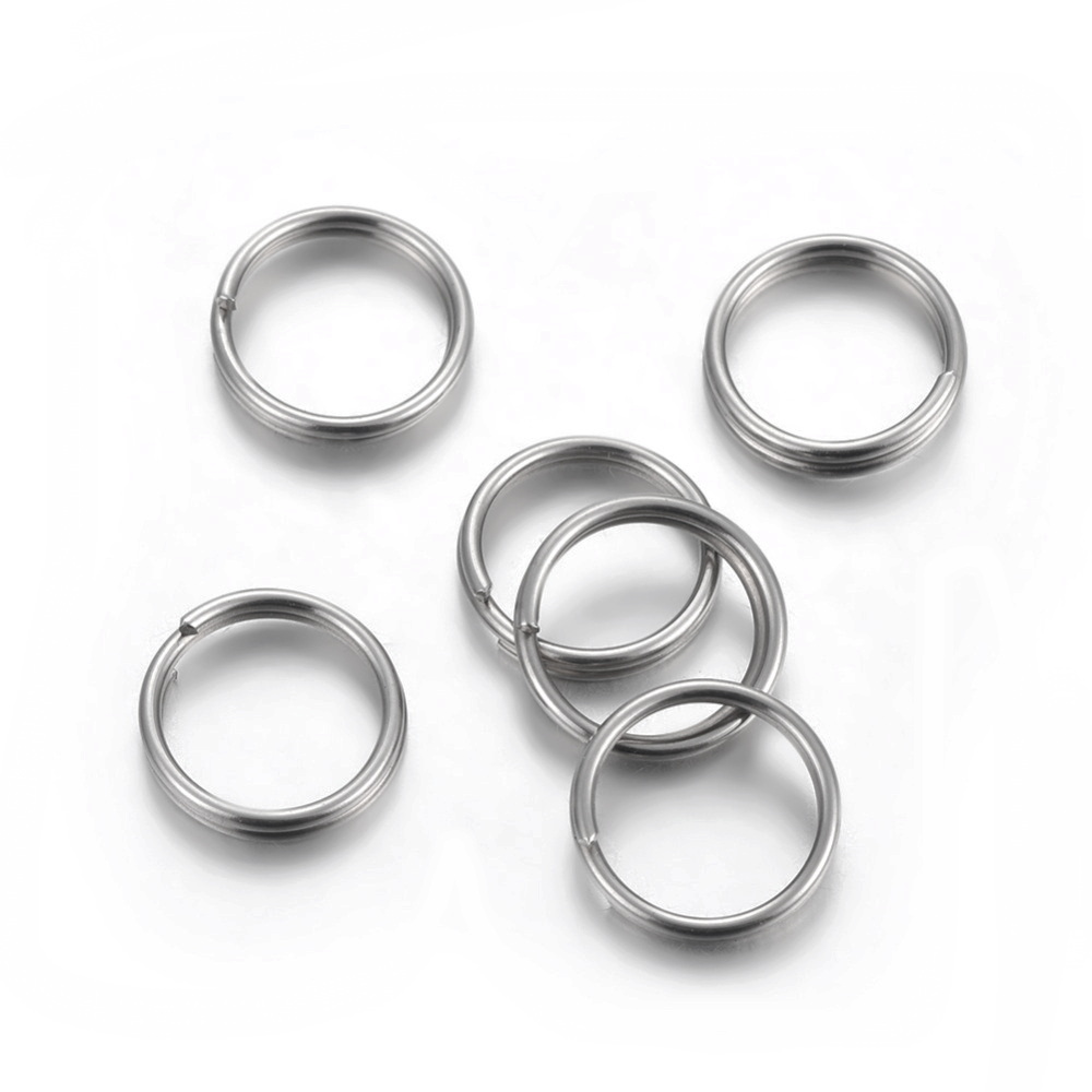 Zale duble otel inoxidabil 304,Non Tarnish, 6x1.4mm 50 buc