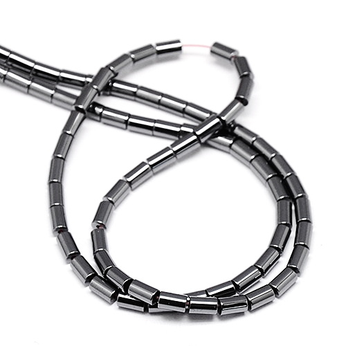 Hematit tubular 4x2mm-sir 100 buc 1 buc