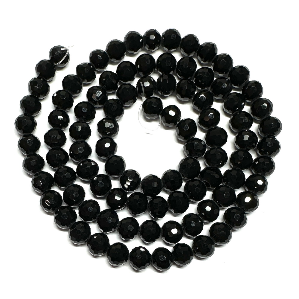 Cristale rotunde 6mm, negre-sir 96 buc 1 buc