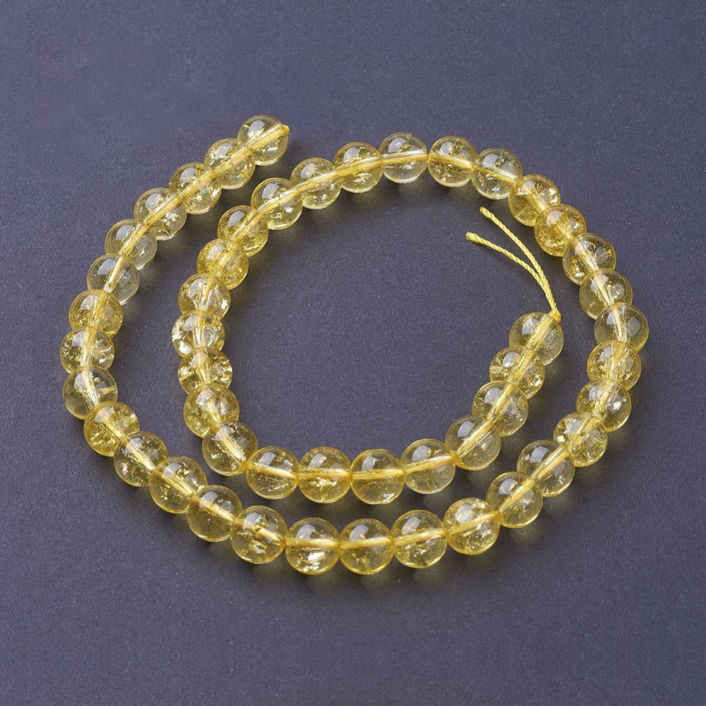 Citrin sferic 8mm-sir 46 buc 1 buc