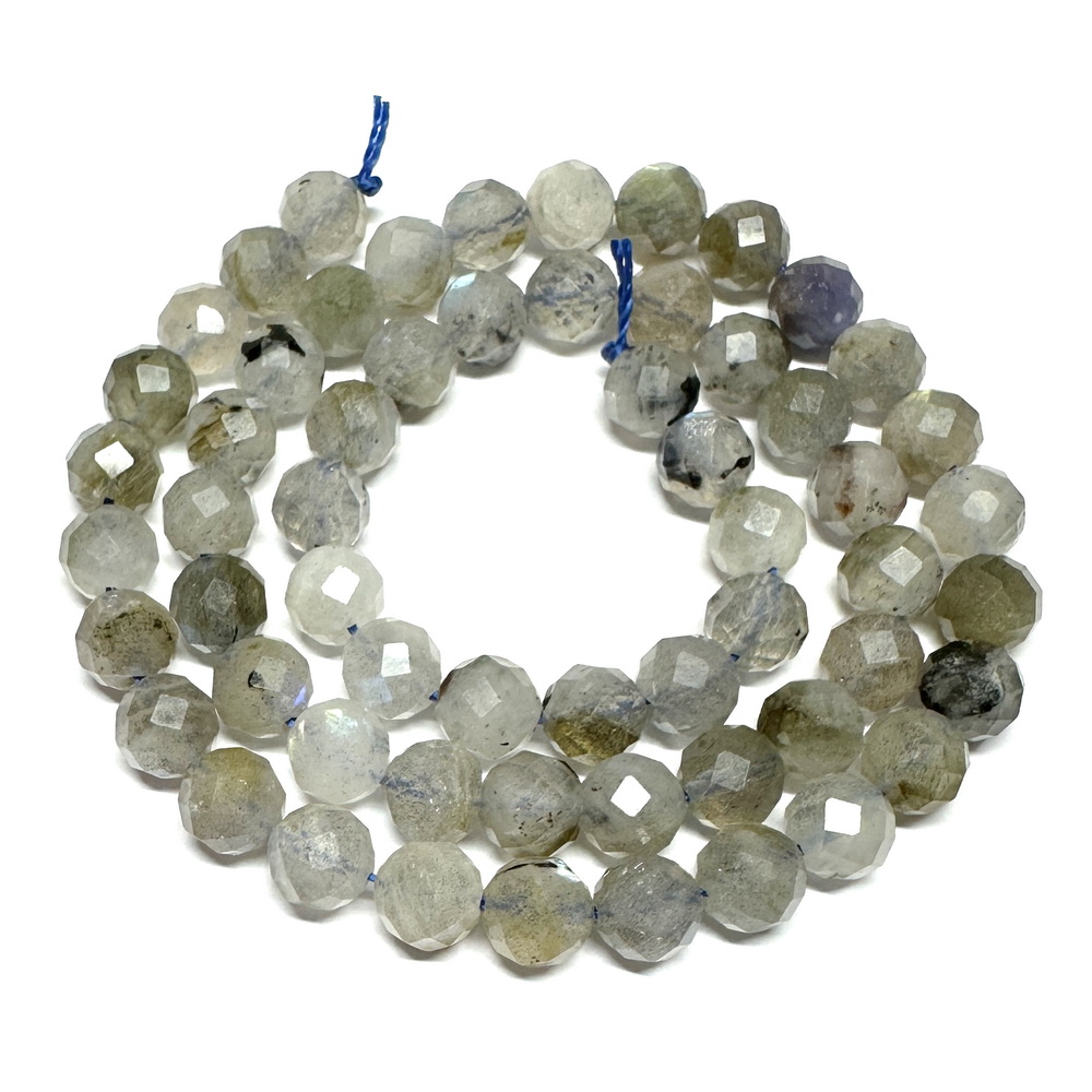 Labradorit fatetat 6mm-sir 60 buc 1 buc