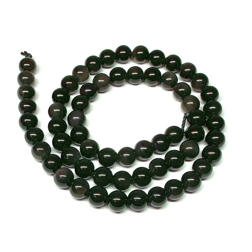 Obsidian auriu 6mm-sir 60 buc 1 buc