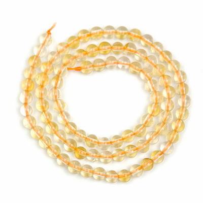 Citrin sferic, 4.3mm-sir 97 buc 1 buc