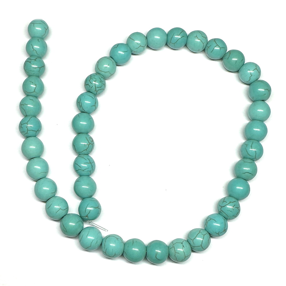 Turcoaz sferic reconstituit, 10mm-41 buc 1 buc