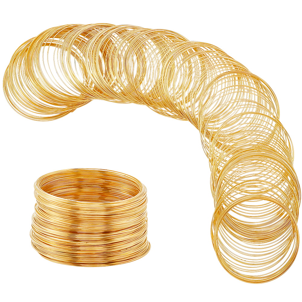 Sarma memorie bratara,  placata cu aur 18K, diametru 6 cm, grosime 0.6mm 10 buc