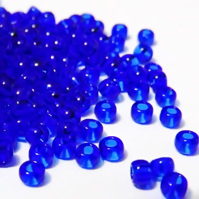 Margele TOHO, rotunde -  8/0 : Transparent Cobalt 20 g