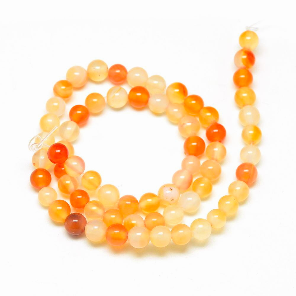 Carneol sferic 8mm-sir 47 buc 1 buc