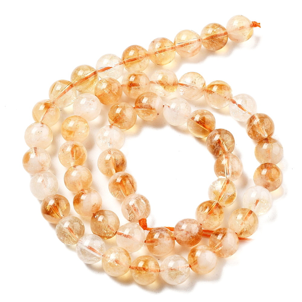 Citrin sferic 8mm-sir 52 buc 1 buc