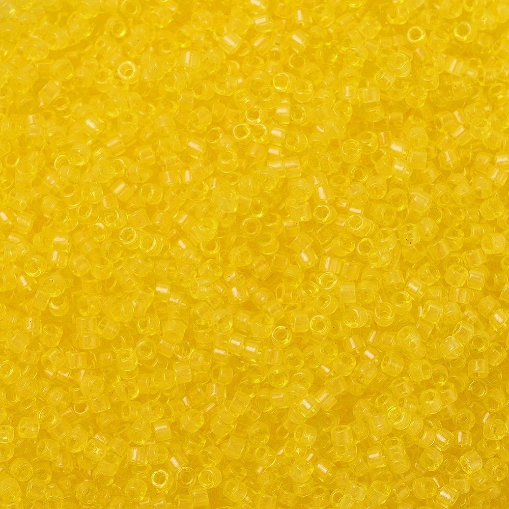 Margele Miyuki Rocailles,11/0, 1.6x1.3mm (DB1301) transparent yellow-5g 1 buc