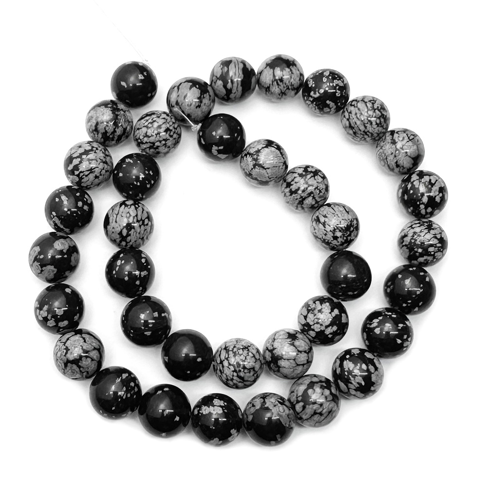 Obsidian fulg de nea 10mm-sir 37 buc 1 buc