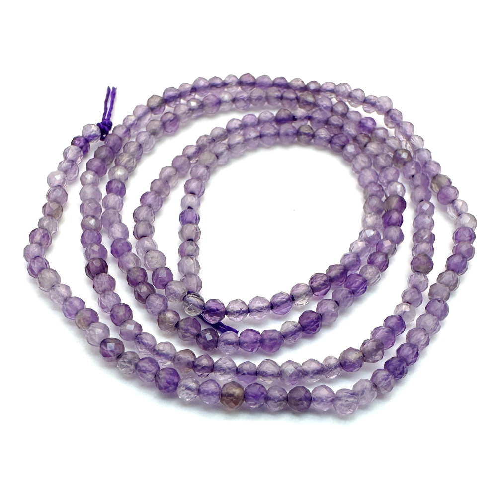 Ametist fatetat 2mm-sir 220 buc 1 buc