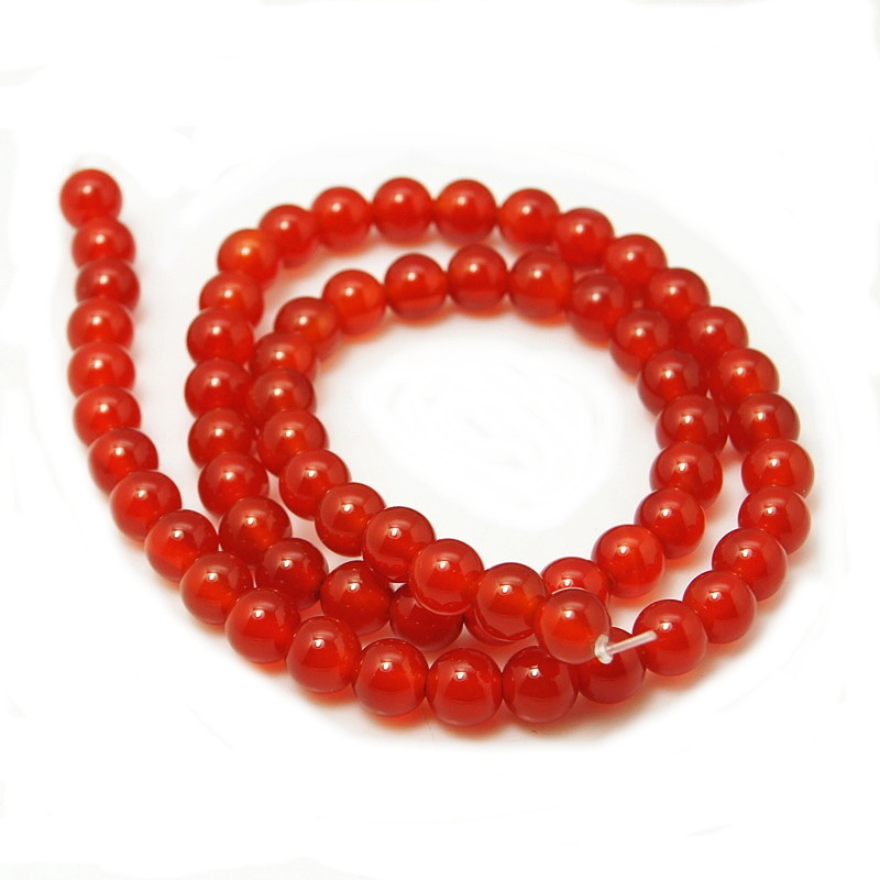 Carneol sferic, 4mm-sir 93 buc 1 buc