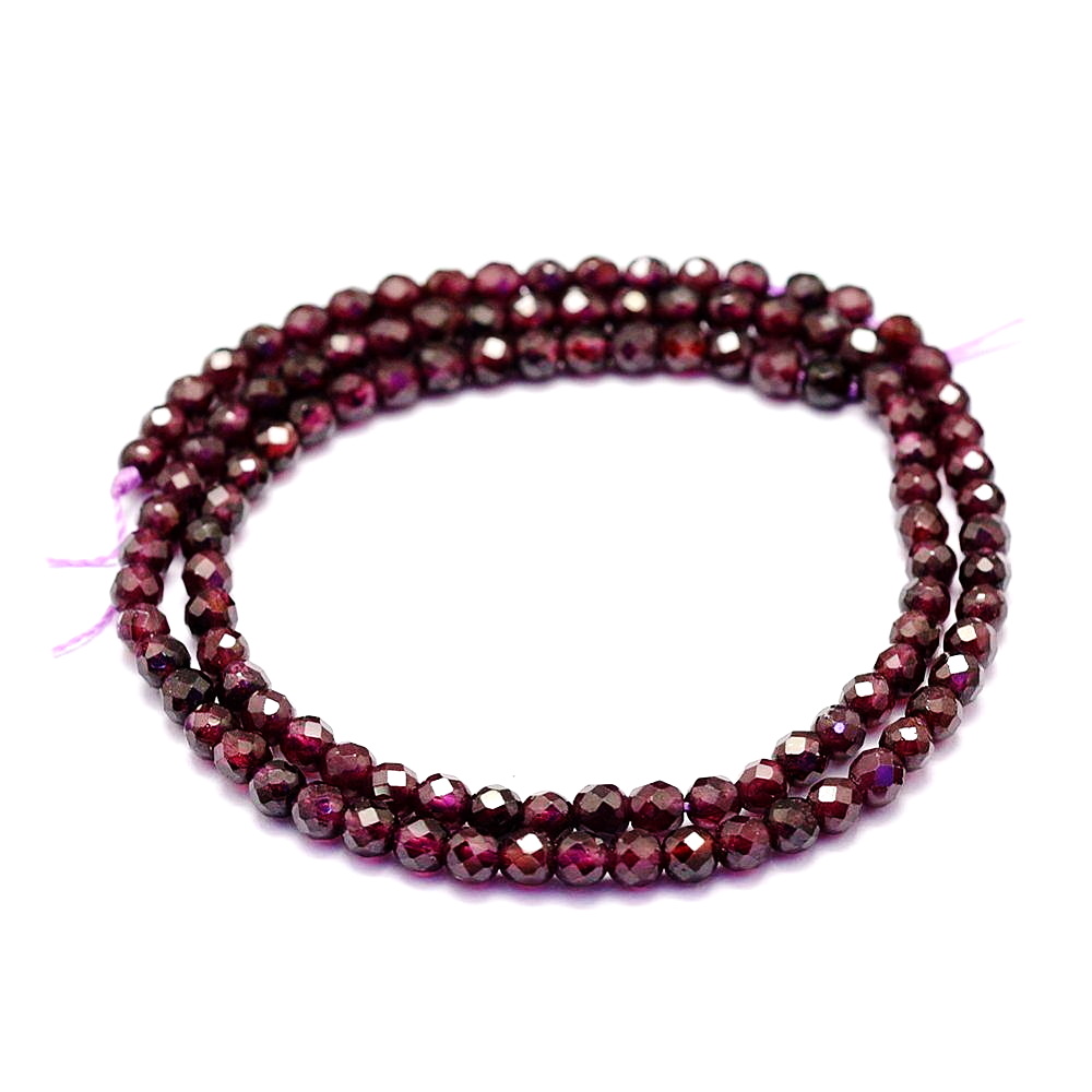 Granat fatetat 4mm-sir 105-108 buc 1 buc