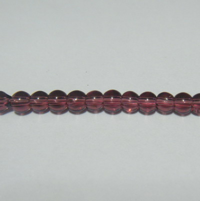 Margele sticla mov 3mm - 32 cm - cca 100 buc