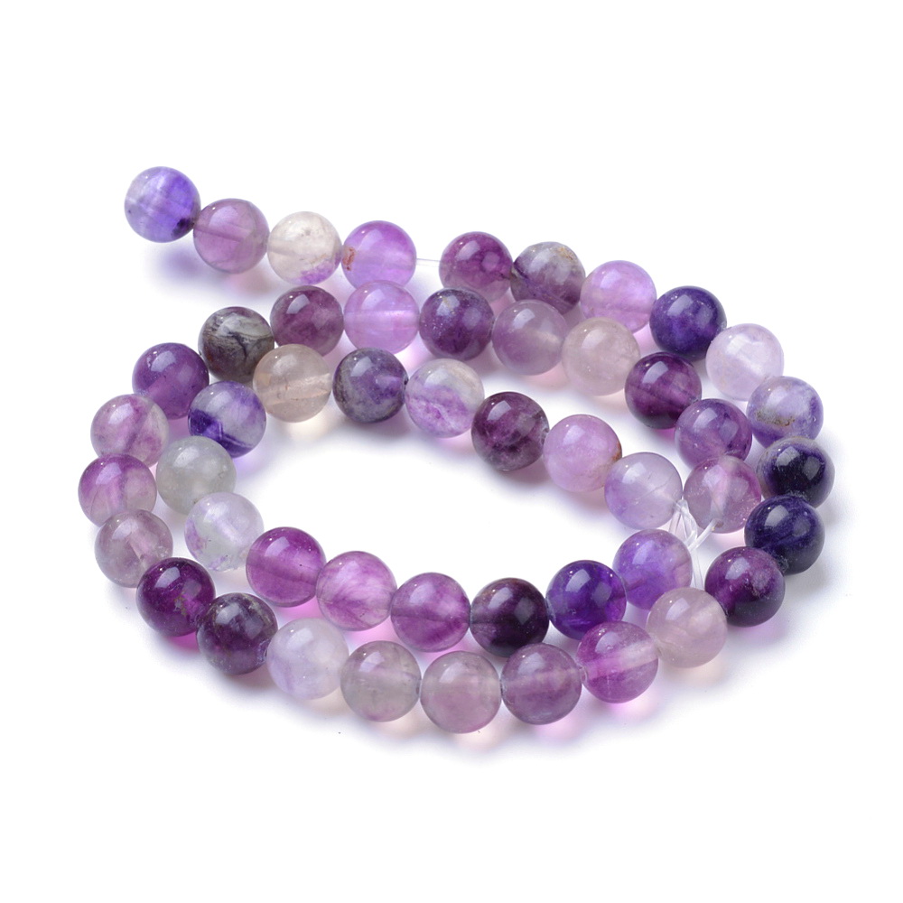 Fluorit violet 6mm-sir 63 buc 1 buc