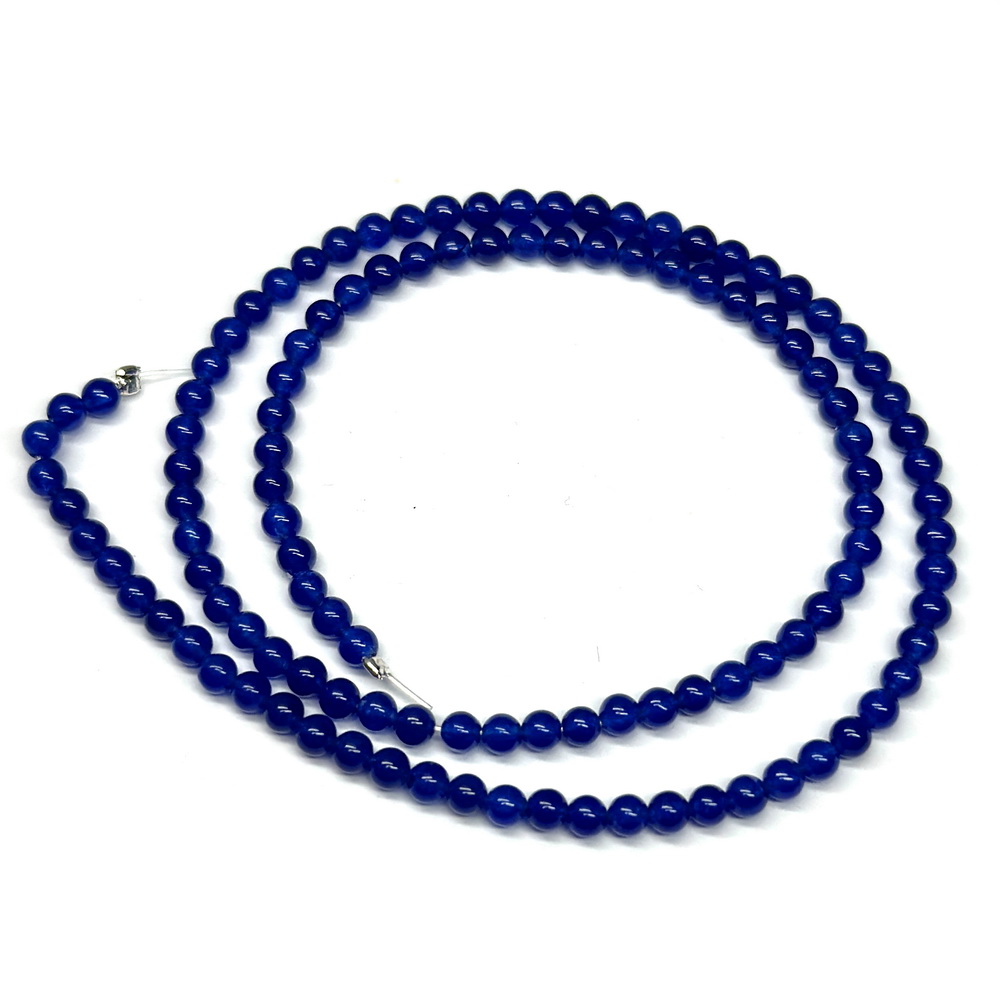 Agat albastru, 3.5mm-sir 114 buc 1 buc