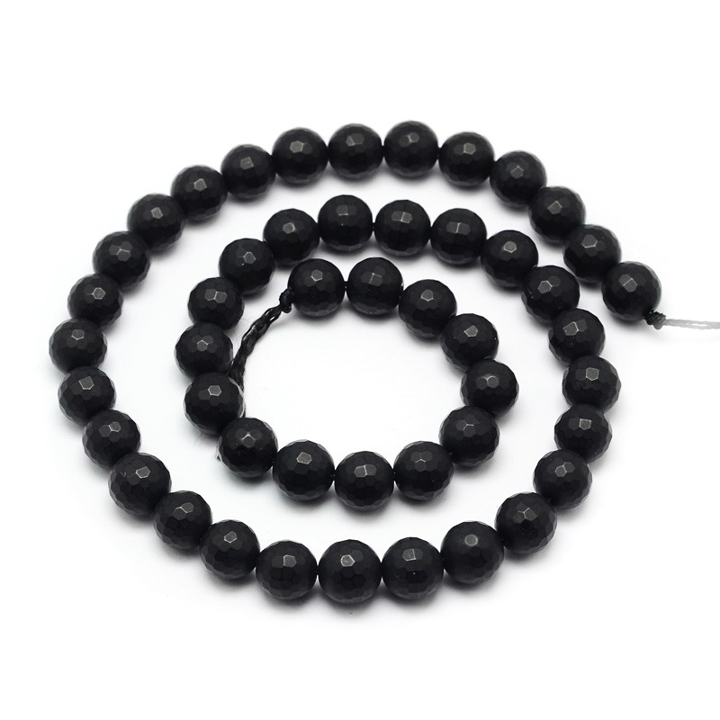 Onix matuit, fatetat, 10.3mm, orificiu 1.2mm-sir 36 buc 1 buc