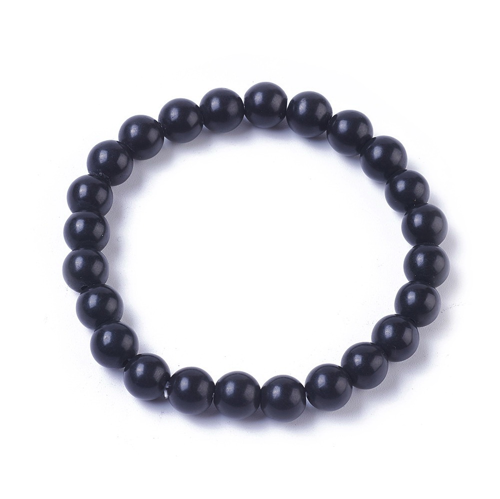 Bratara onix 8mm, pe elastic, diametru 6cm 1 buc