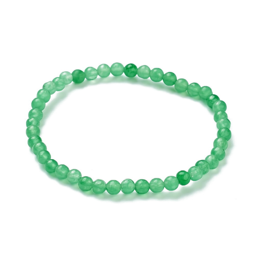 Bratara aventurin 4mm, pe elastic, diametru 5.5cm 1 buc