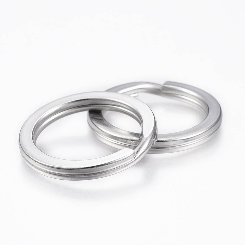 Zale breloc otel inoxidabil 304, tarnish-resistant, 35x2.5mm 1 buc