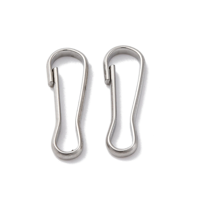 Inchizatoare breloc otel inoxidabil 304, 21x7x2mm 1 buc