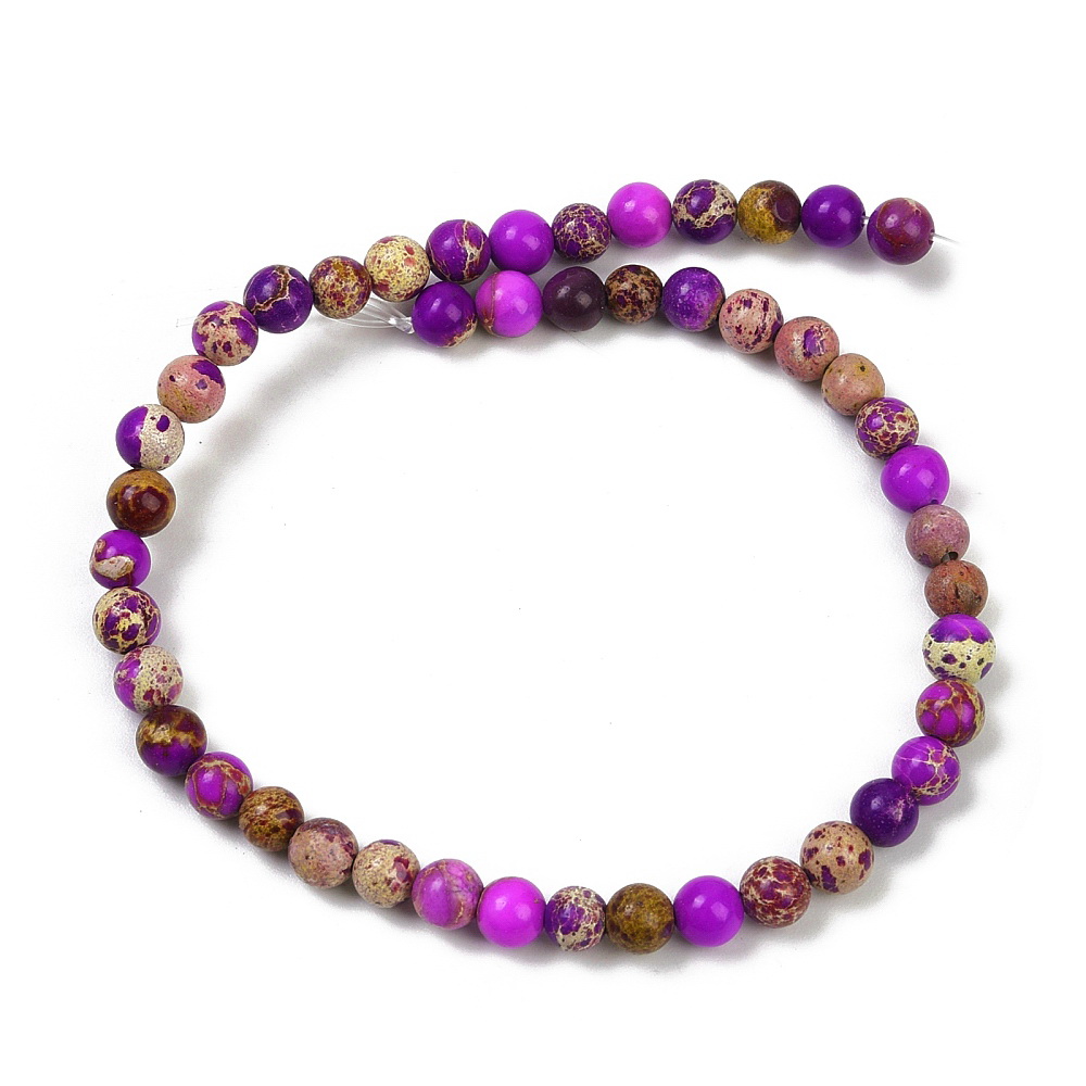 Regalit/jasp imperial violet, 4mm-sir 44 buc 1 buc