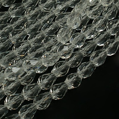 Cristale lacrima transparente 12x8mm-sir 57 buc 1 buc