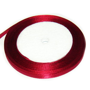 Satin rosu-visiniu 7mm-rola 22 m