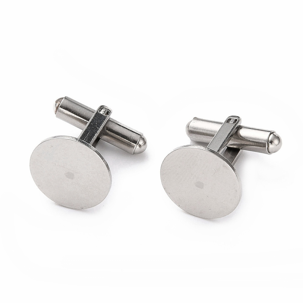 Buton otel inoxidbil 304, 17x17x14mm, platou 14mm 1 buc
