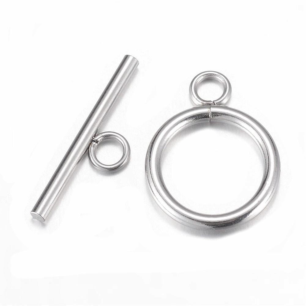 Inchizatoare toggle otel inoxidabil 304, 21x16x2mm, tija 23x7x2mm 1 buc