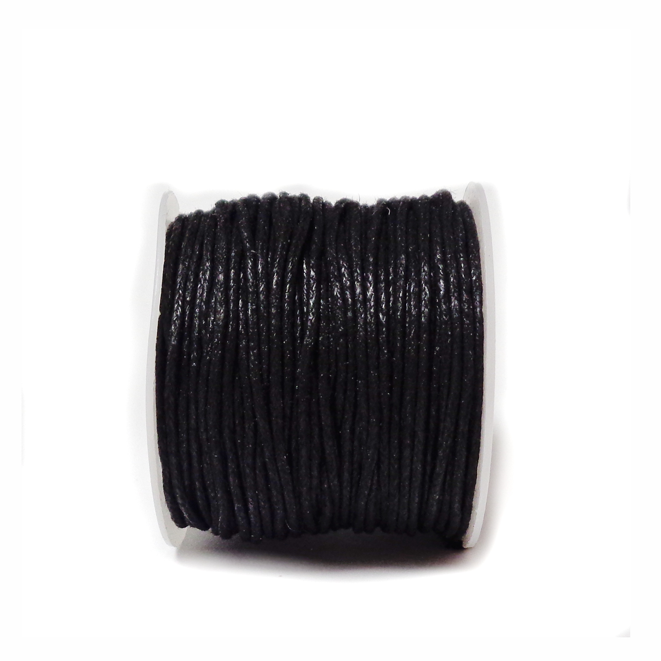Ata cerata (bumbac), neagra, 1mm-bobina 10m 1 buc