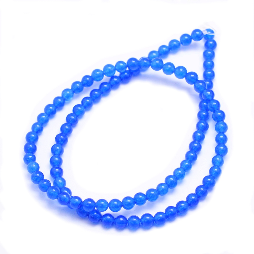Jad Malaysia albastru, 4.3mm-sir 88 buc 1 buc