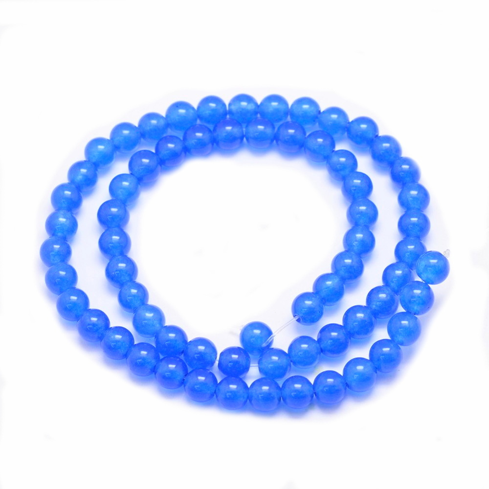 Jad Malaysia albastru, 6.3mm-sir 62 buc 1 buc