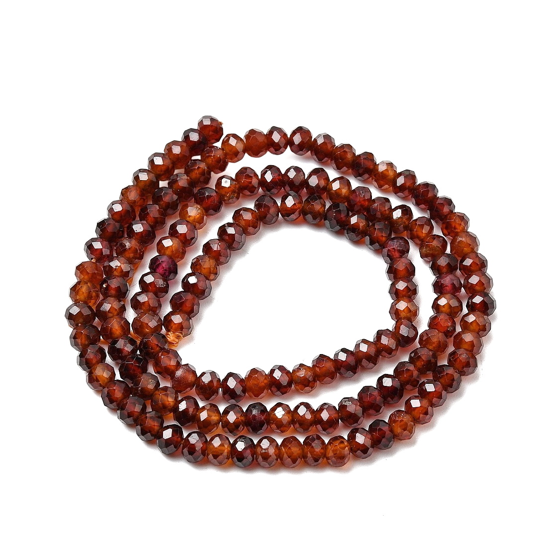 Granat fatetat 4x3mm-sir 130 buc 1 buc