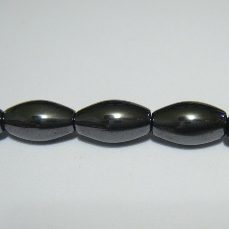 Hematit oval 12x7mm