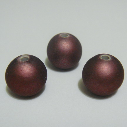 Margele acrilice maro 10mm