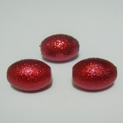 Perle sticla, stardust, ovale bordo 14x10mm