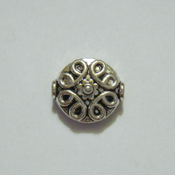 Distantier argintiu antichizat 11x4mm