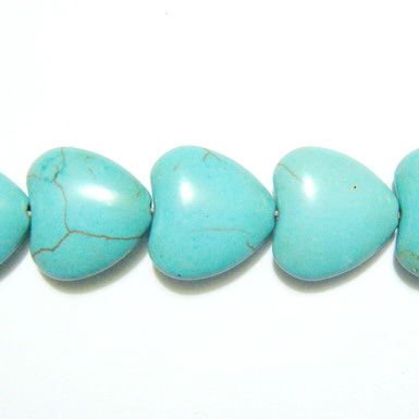 Turcoaz inimioara 22x18x7mm