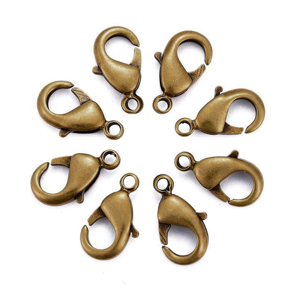 Inchizatoare ovala, bronz, 12mm 10 buc