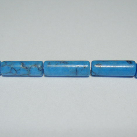 Turcoaz albastru tubular 13x4mm